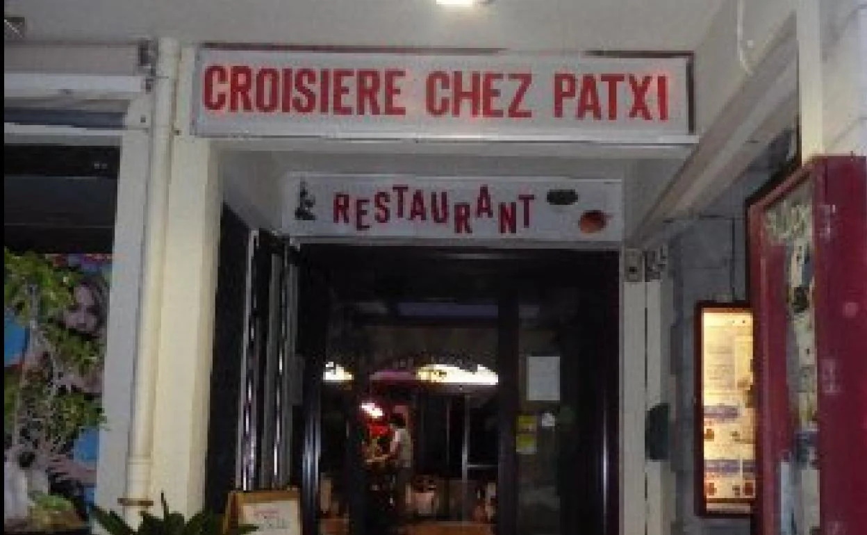 Exterior del Chez Patxi de Hendaia.