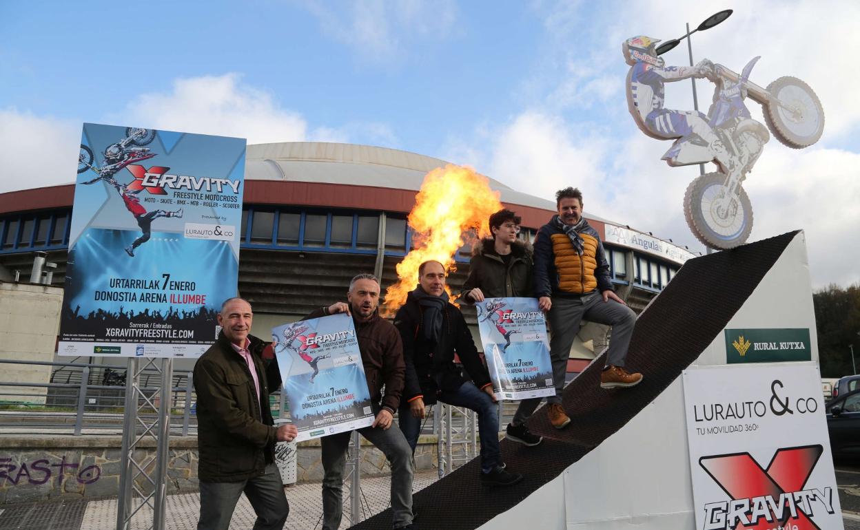 La presentación, ayer. 