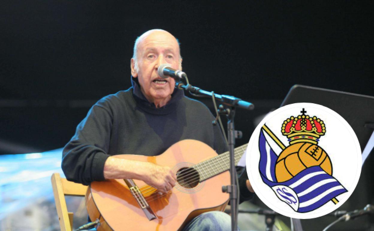 Mikel Laboa, en un concierto en Donostia en el año 2006.