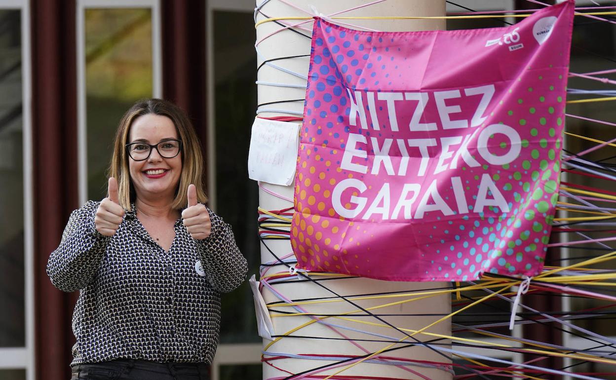 Laida Begiristain zuzendaria, Maizpide Barnetegian. 