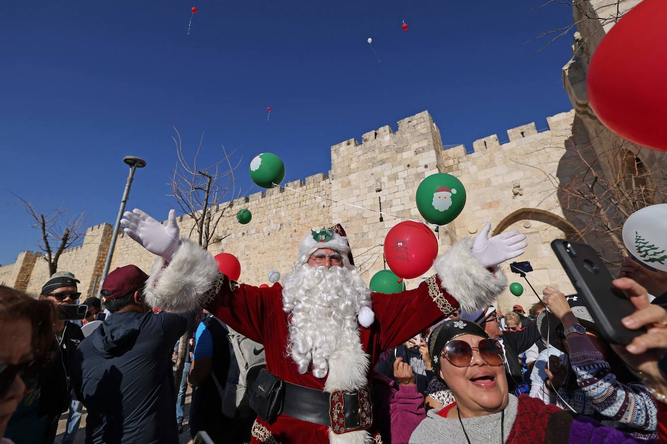 Fotos: Santa Claus asoma por medio mundo