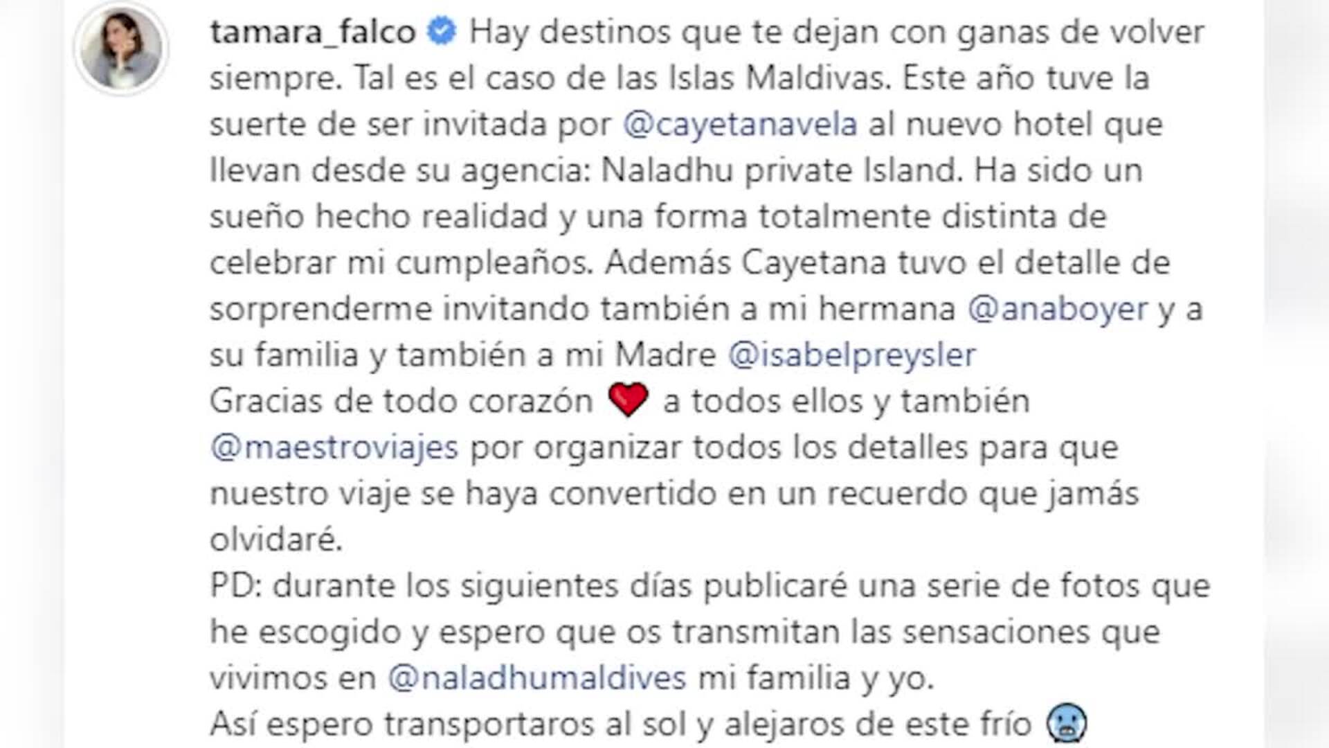 Así ha sido el espectacular viaje de Isabel Preysler y sus hijas por las Maldivas