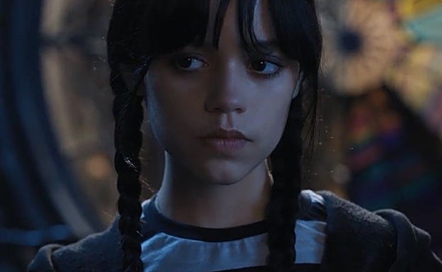 Jenna Ortega como Miércoles Addams.