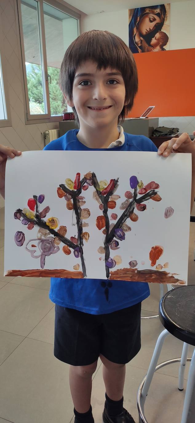 Eraingo ikasleek artearekin gozatzen dute