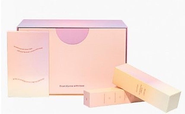 Calendario de adviento de la firma coreana Miin Cosmetics.