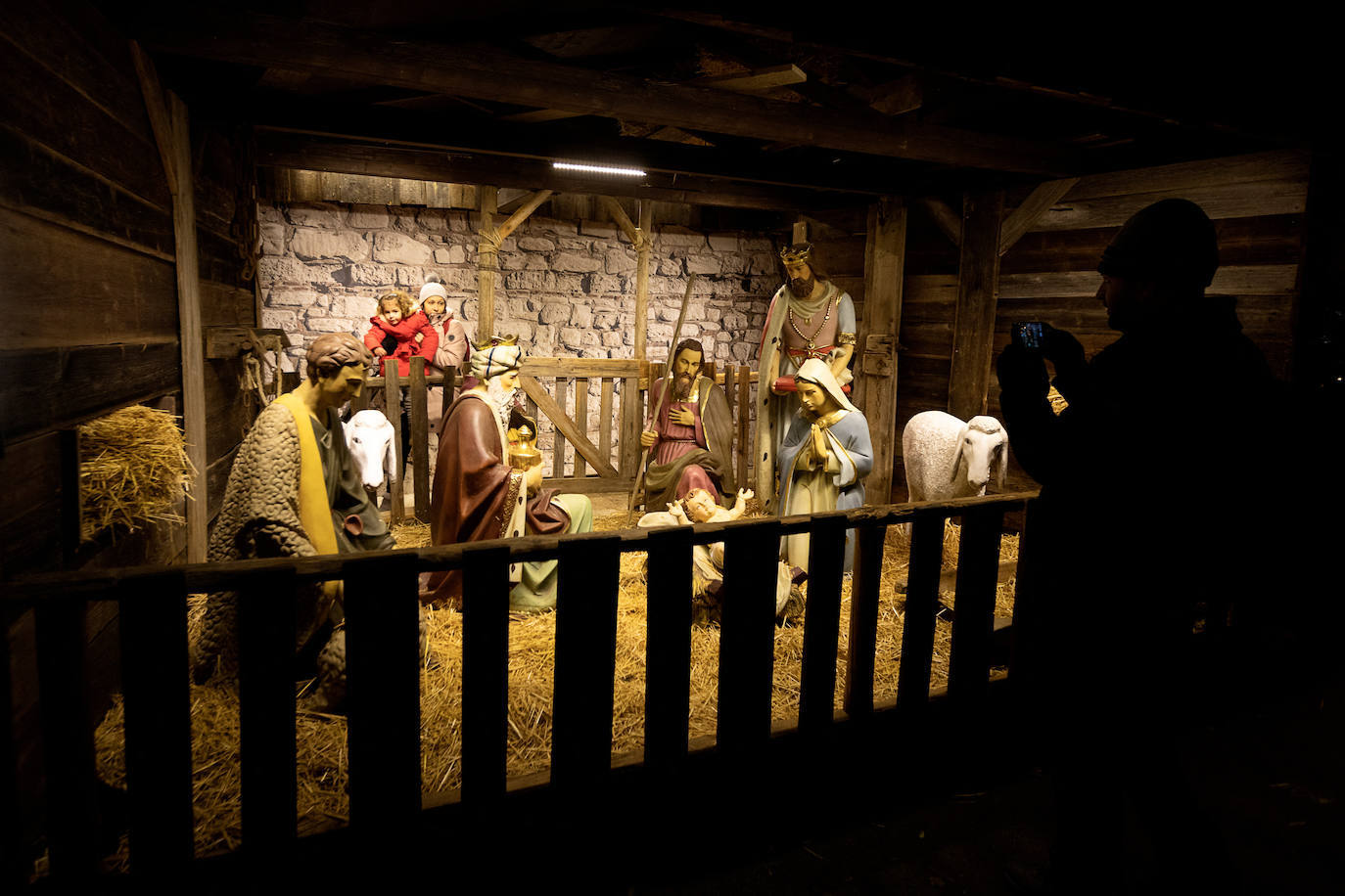 Mercado de Navidad en la plaza del Ayuntamiento de Viena.