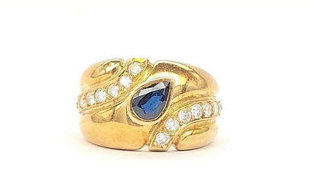 Sortija Zafiro. Precio: 1.150 euros.