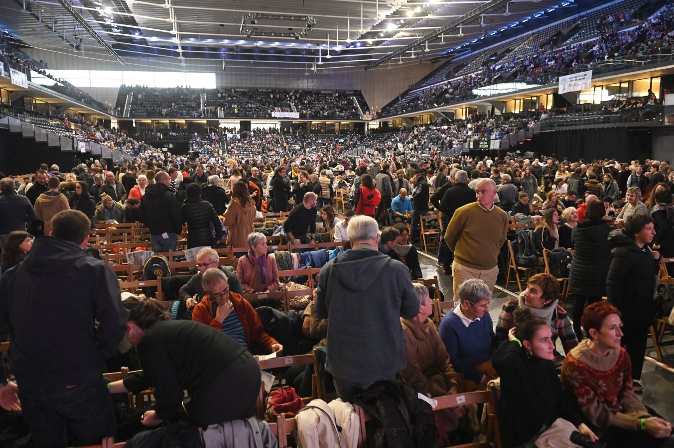 Fotos: Giro bikaina Nafarroa Arenan