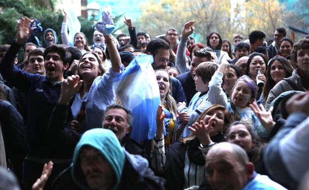 Mundial de Qatar: Así vivieron los argentinos en Donostia el penalti decisivo