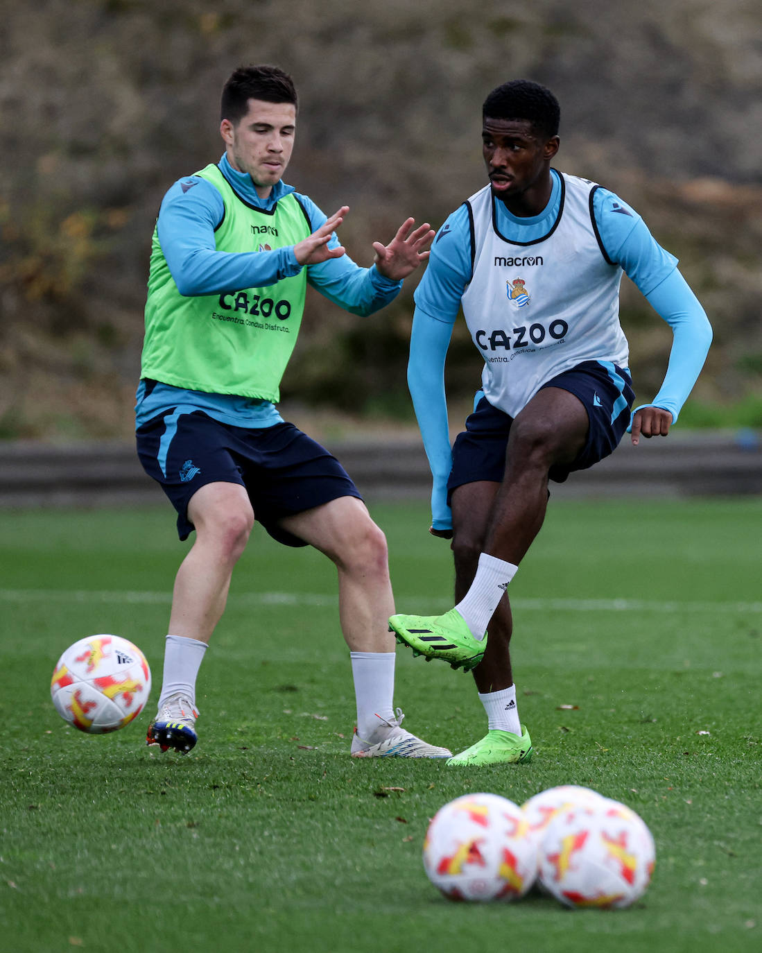 Fotos: Las mejores imágenes del entrenamiento de la Real Sociedad