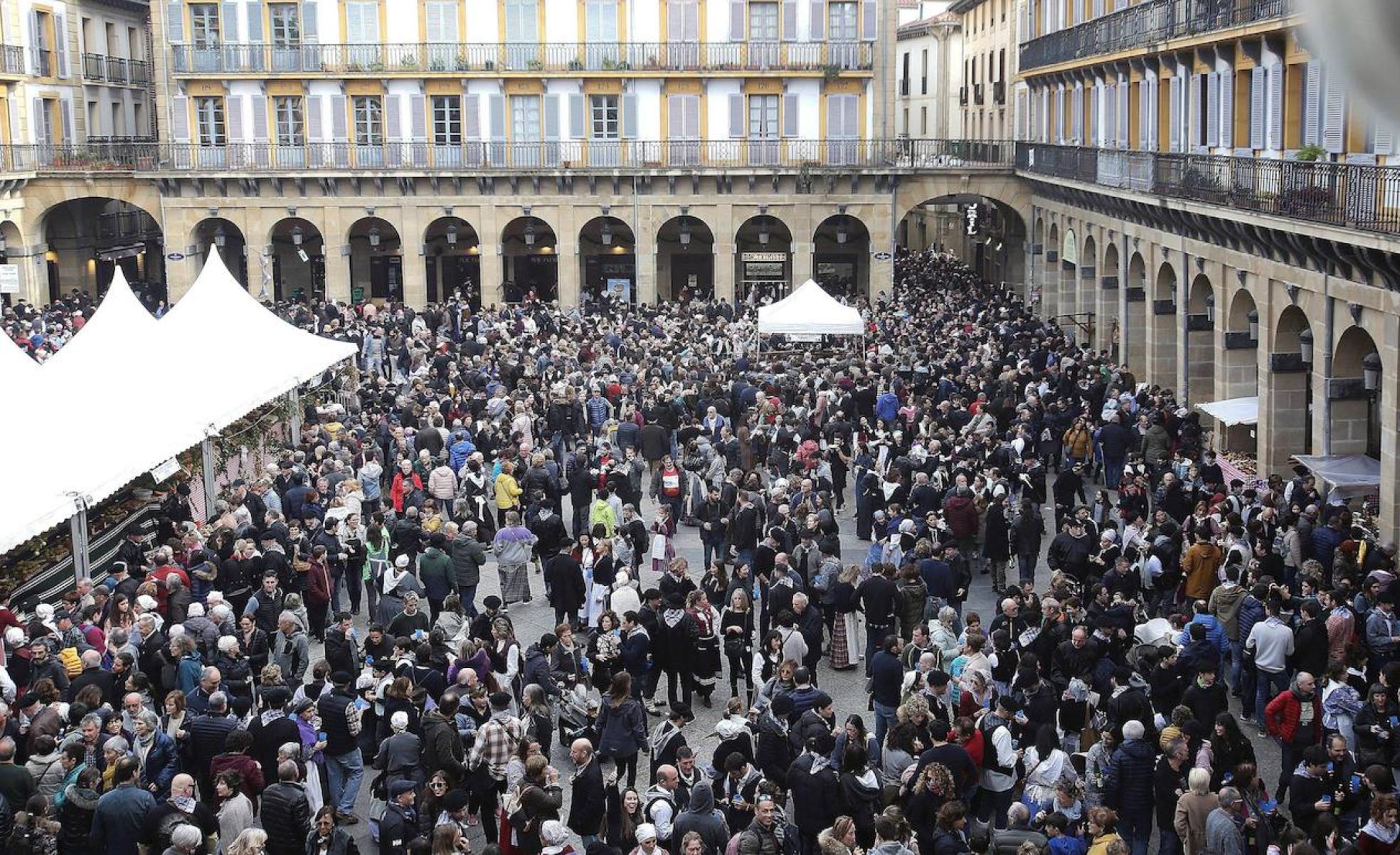 Santo Tomás 2022 Donostia, ubicación de cada puesto