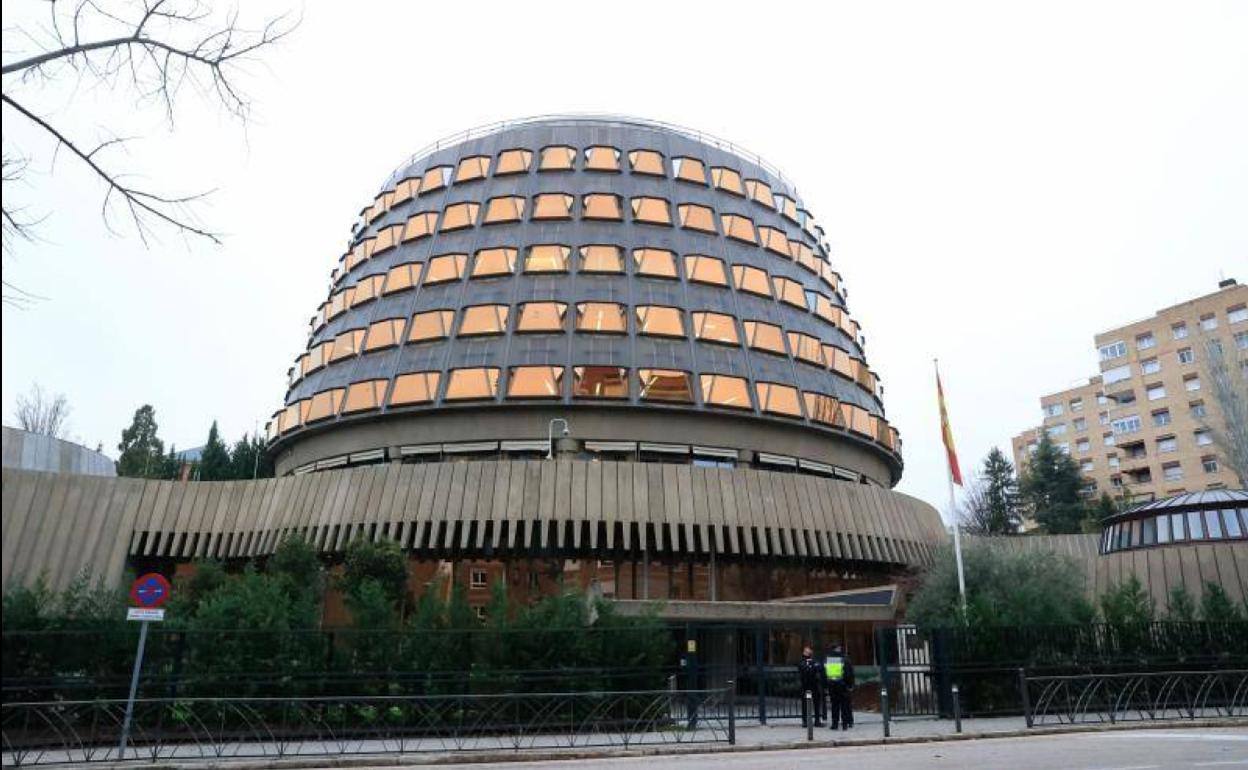 Vista del Tribunal Constitucional esta semana en Madrid 