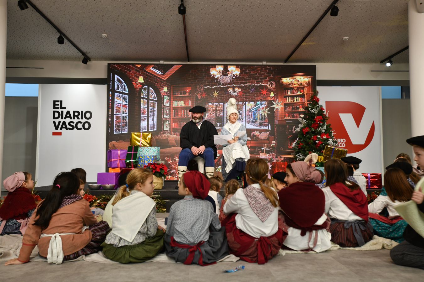 Fotos: Olentzero eta Mari Domingi, El Diario Vasco-n