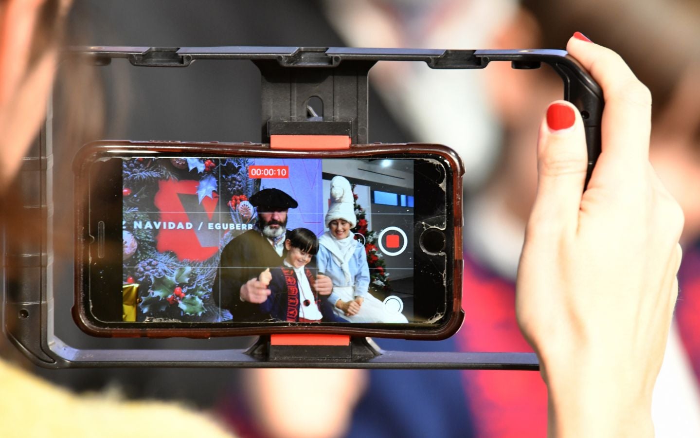 Fotos: Olentzero eta Mari Domingi, El Diario Vasco-n