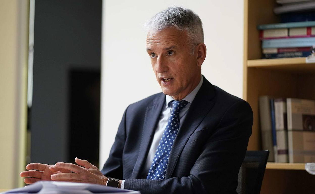 Iñaki Subijana, presidente del Tribunal Superior de Justicia del País Vasco. 