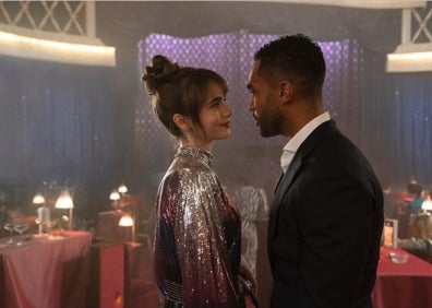 Imagen secundaria 1 - Imágenes de la tercera temporada de 'Emily en París'