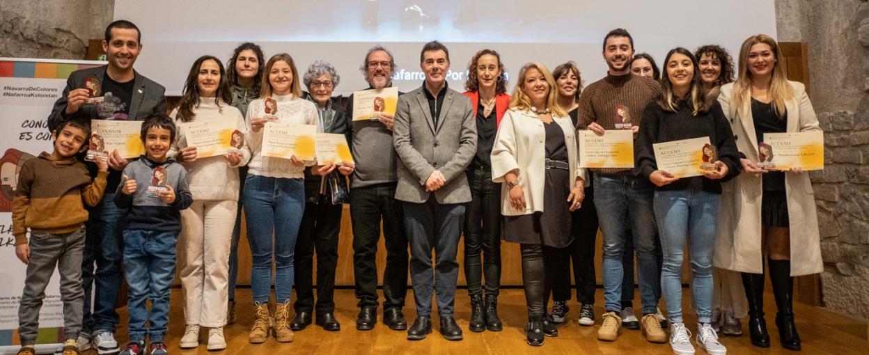 La sunbildarra Iciar Mikelperizena Telletxea, a la derecha de la imagen. 