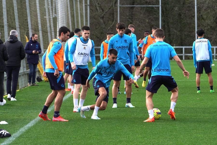 Fotos: Con las pilas bien cargadas para recibir al Osasuna