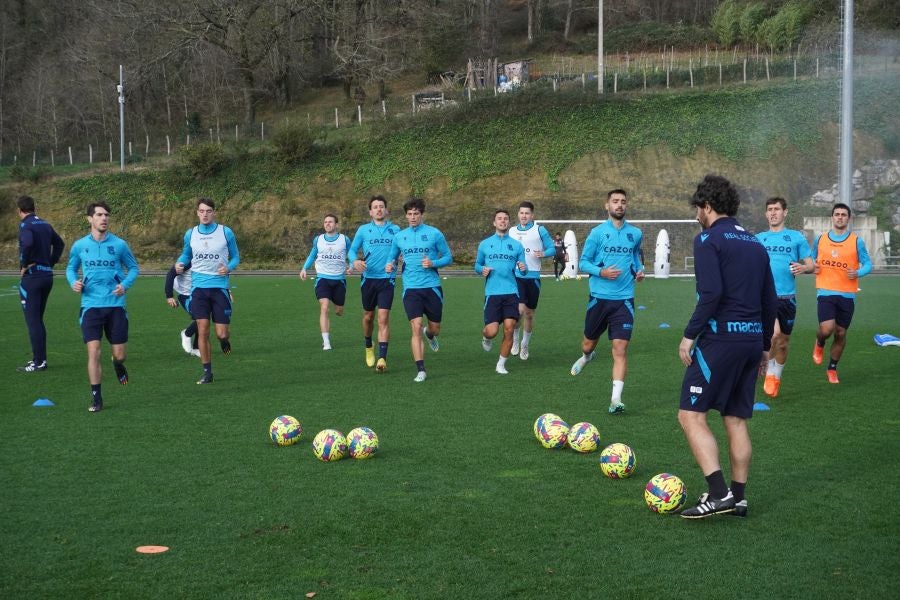 Fotos: Con las pilas bien cargadas para recibir al Osasuna