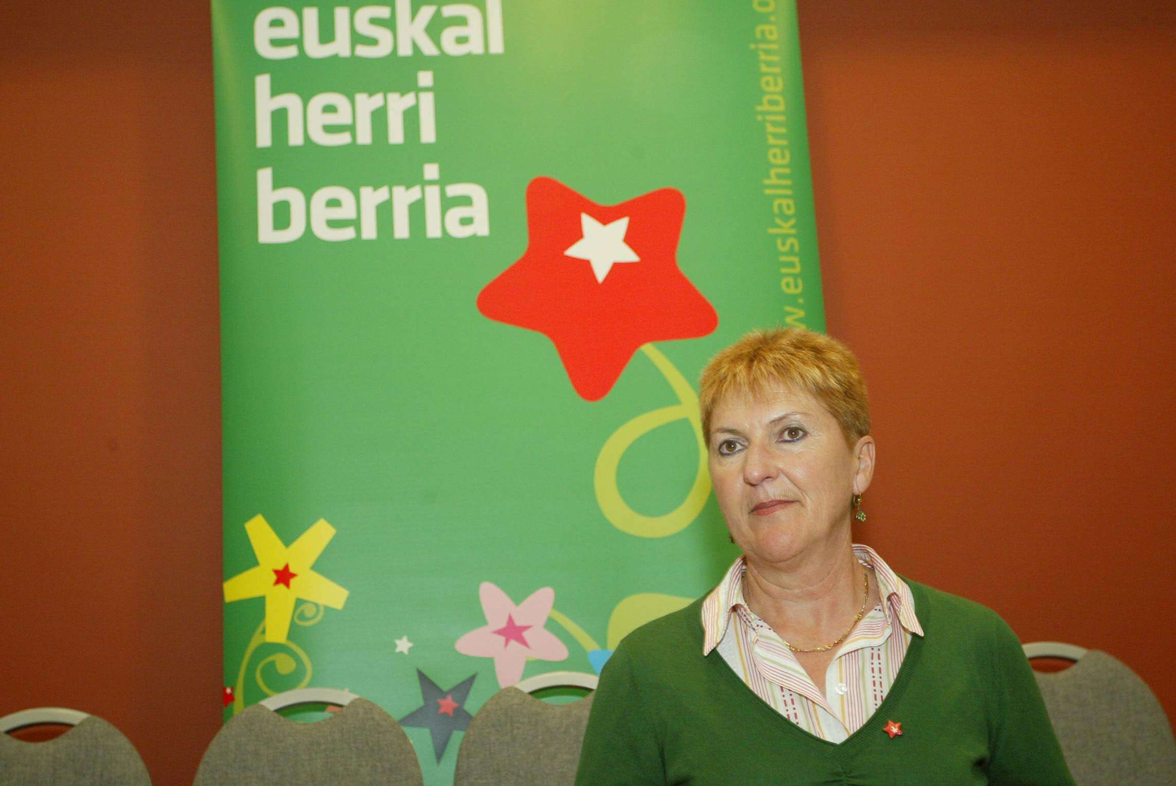 Karmele Aierbe, 71 años. Euskaltzale y exdirigente de la Mesa Nacional de Herri Batasuna.