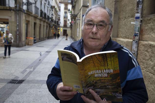 Pello Zabala, 78 años. Fraile franciscano, amante de la naturaleza y divulgador. 