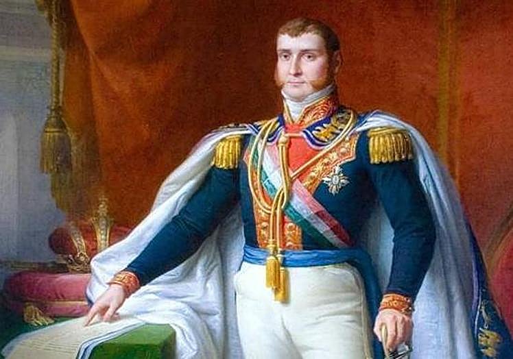 Agustín de Iturbide en un cuadro de la época.