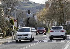 Uno de los pasos de peatones que se han elevado en el barrio