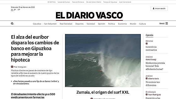 Descubre las novedades de la web de El Diario Vasco