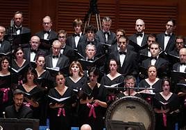 El Orfeón Donostiarra en un concierto en Donostia