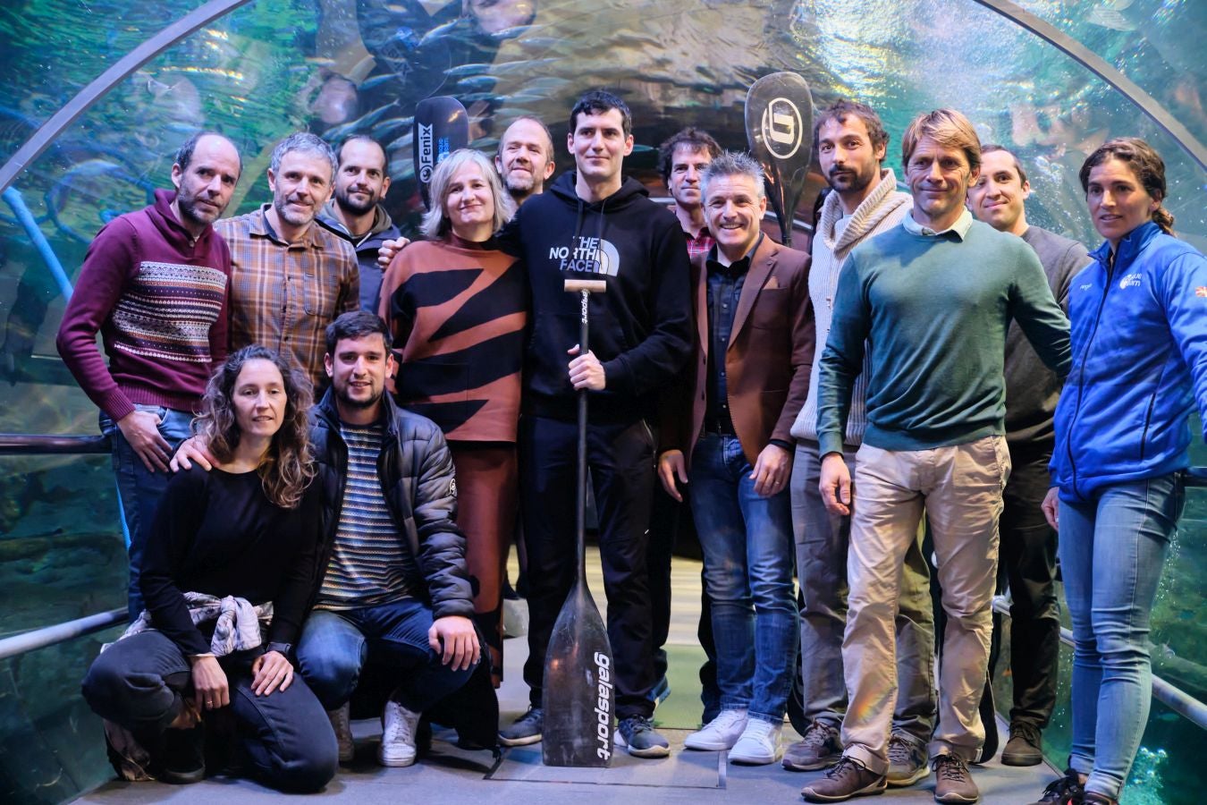 Despedida en familia a Ander Elosegi