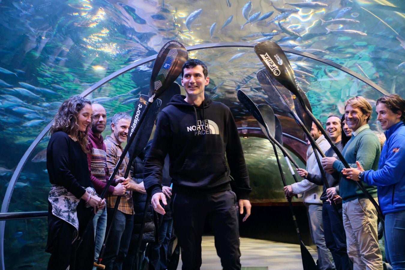 Despedida en familia a Ander Elosegi