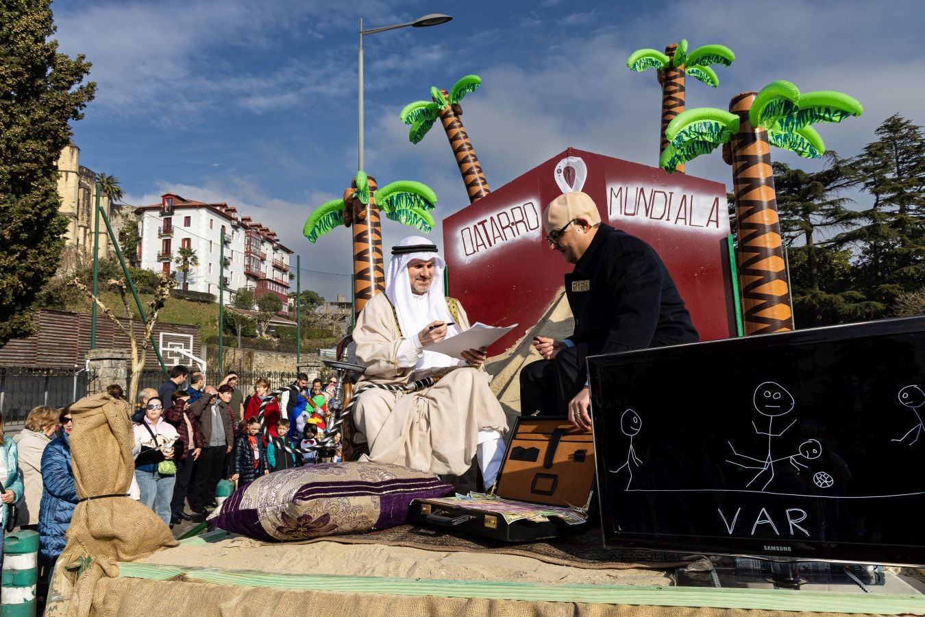 El humor reina en Hondarribia