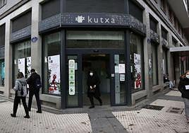 Sucursal de Kutxa en Donostia.