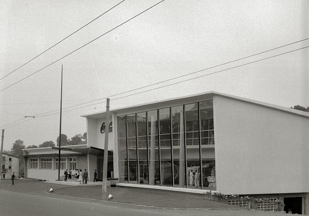 Histórica sede de la fábrica de refrescos Norbega en Añorga.