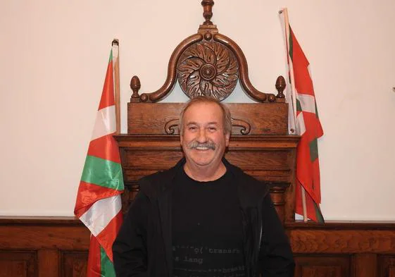 Eugenio Otsoa, en su último nombramiento como alcalde en 2019.