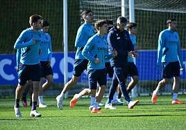 Las mejores imágenes del entrenamiento