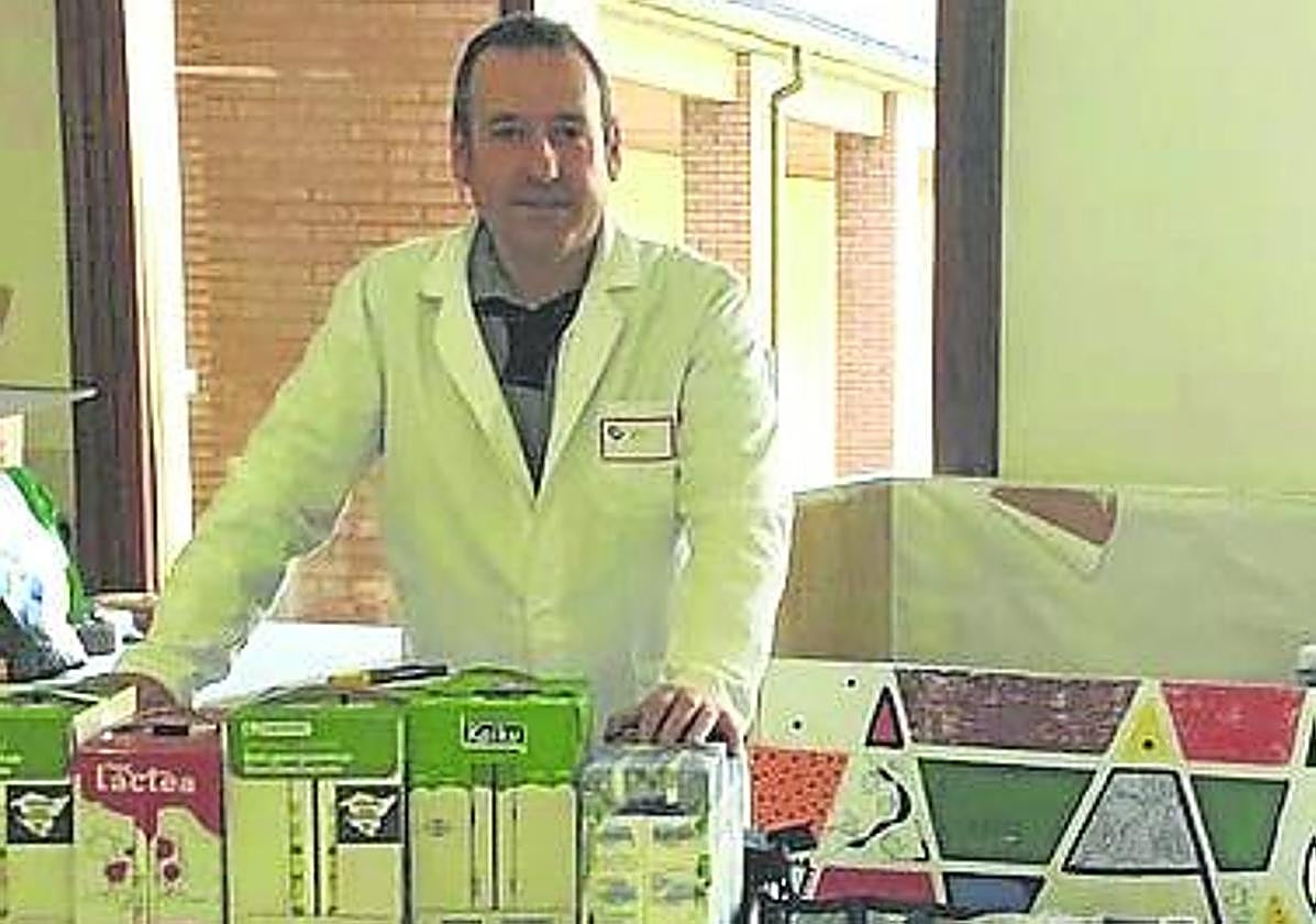 Zabala, con lo recogido.