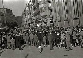 Feligresía de Amara en la iglesia de los Carmelitas.