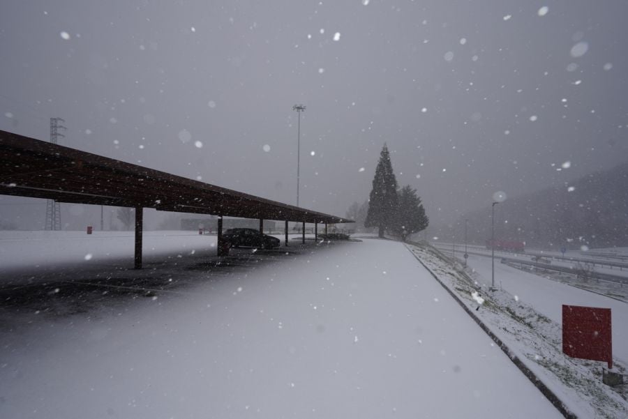 Nieve en Gipuzkoa: El manto blanco se extiende por el territorio