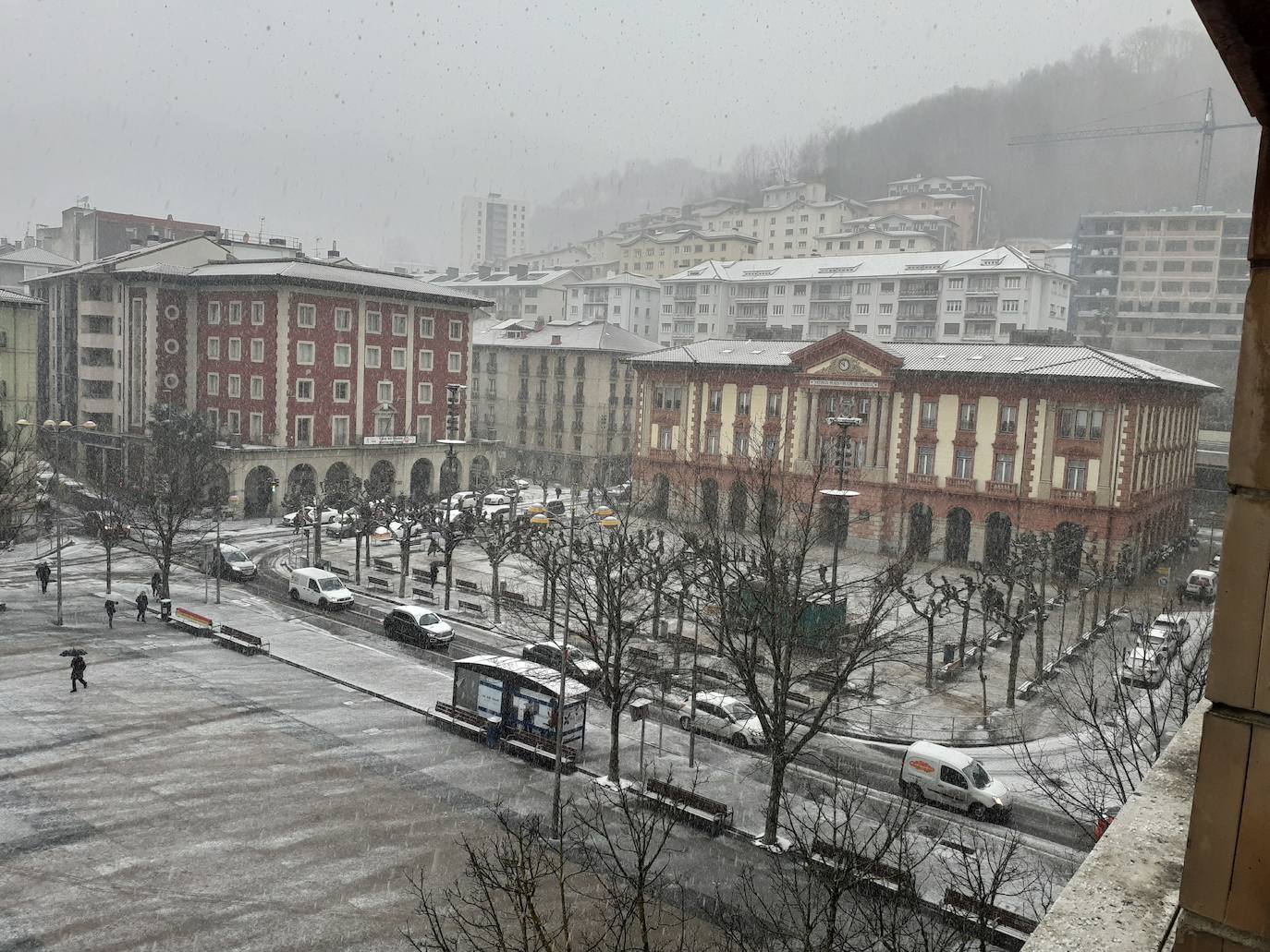 Nieve en Gipuzkoa: El manto blanco se extiende por el territorio