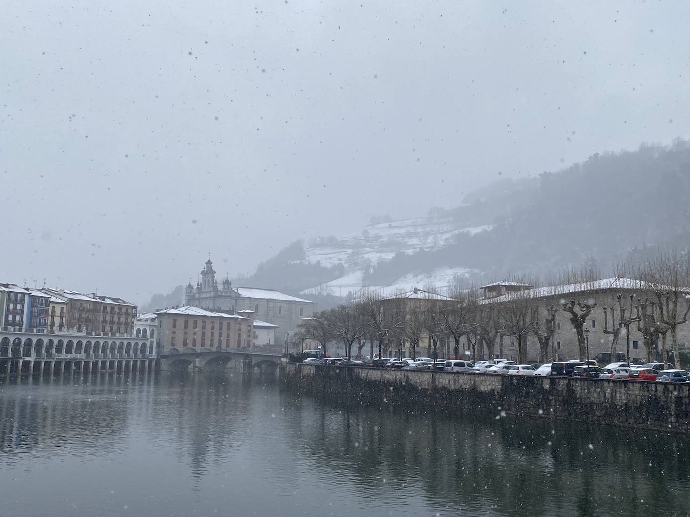 Nieve en Gipuzkoa: El manto blanco se extiende por el territorio