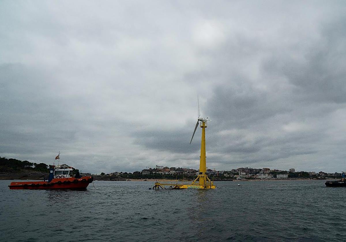 El Gobierno central blinda 100 kilómetros cuadrados para el I+D+i eólico marino en la costa vasca