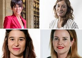 Maddalen Iriarte, Estitxu Elduaien, Itziar Ostolaza y Laida Begiristain.