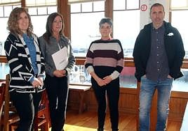 Eva Fernandez, Kote Bernal, Ane Loidi eta Haritz Alberdi.