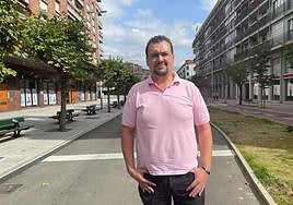 Aritz Murua, portavoz del grupo municipal socialista y candidato del PSE-EE a alcalde en las elecciones de may.