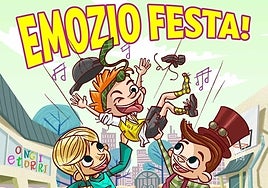 Ikuskizuna iragartzen duen kartela.