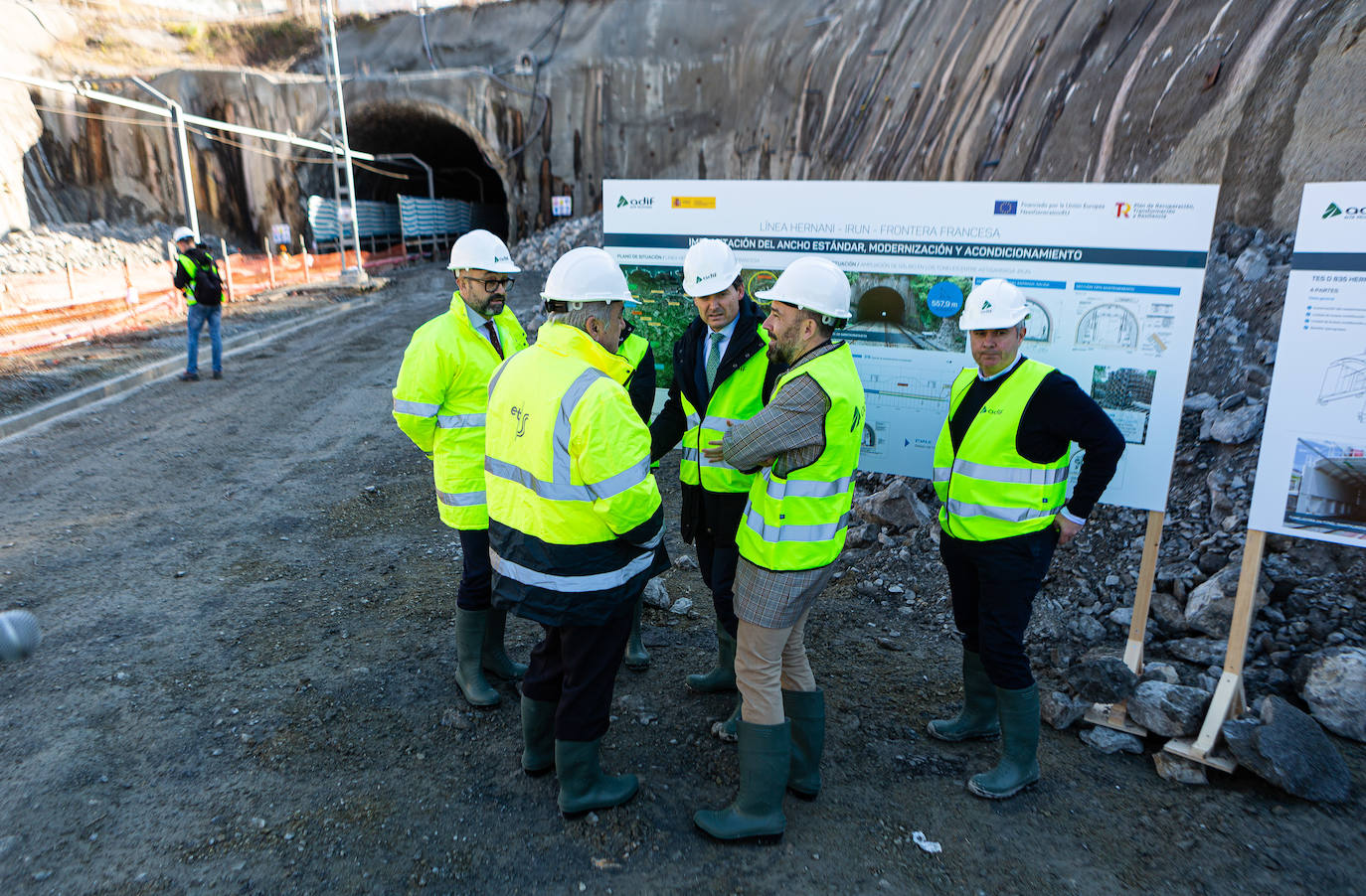 Así van las obras del TAV en Gaintxurizketa
