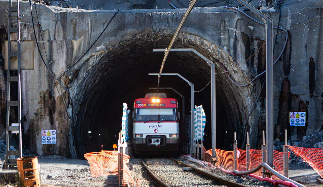 Así van las obras del TAV en Gaintxurizketa