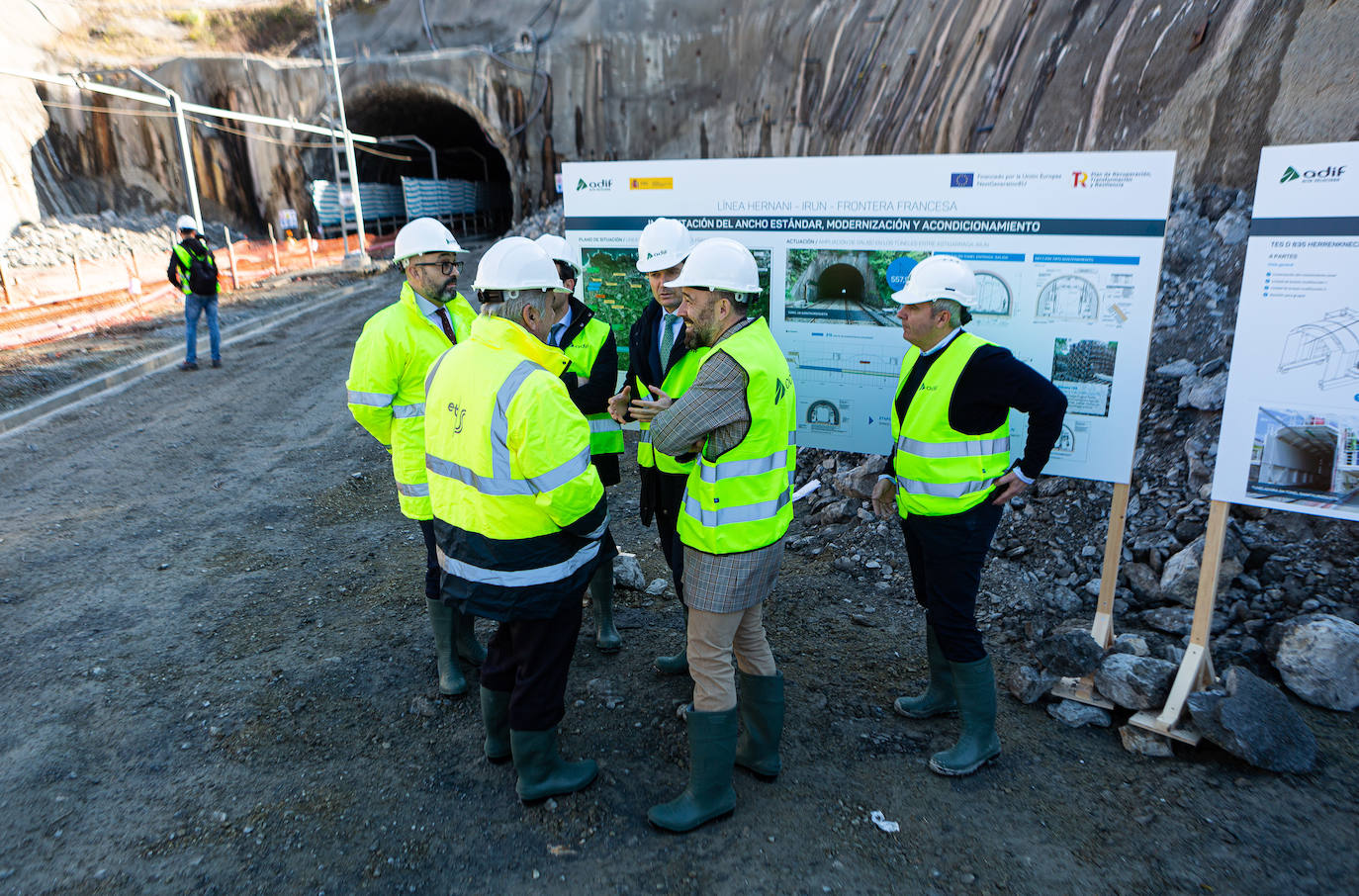 Así van las obras del TAV en Gaintxurizketa