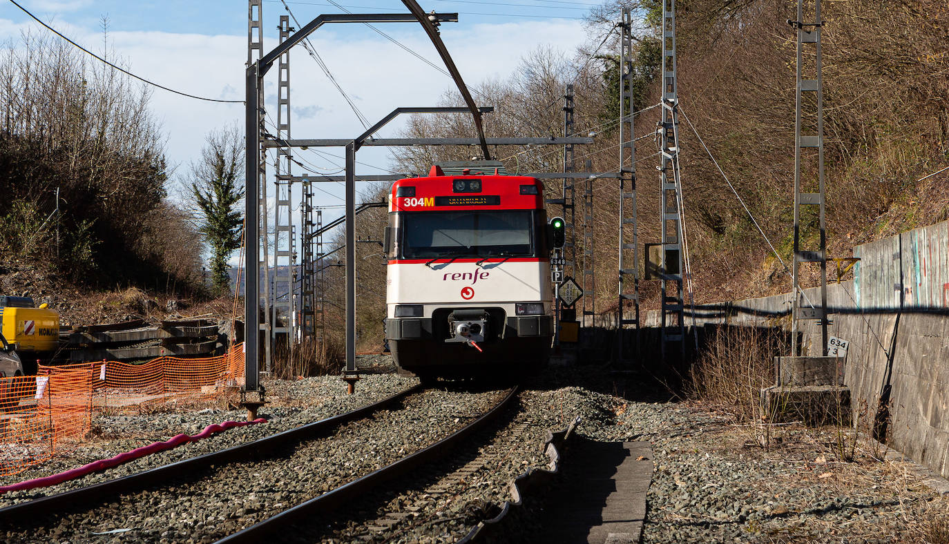 Así van las obras del TAV en Gaintxurizketa